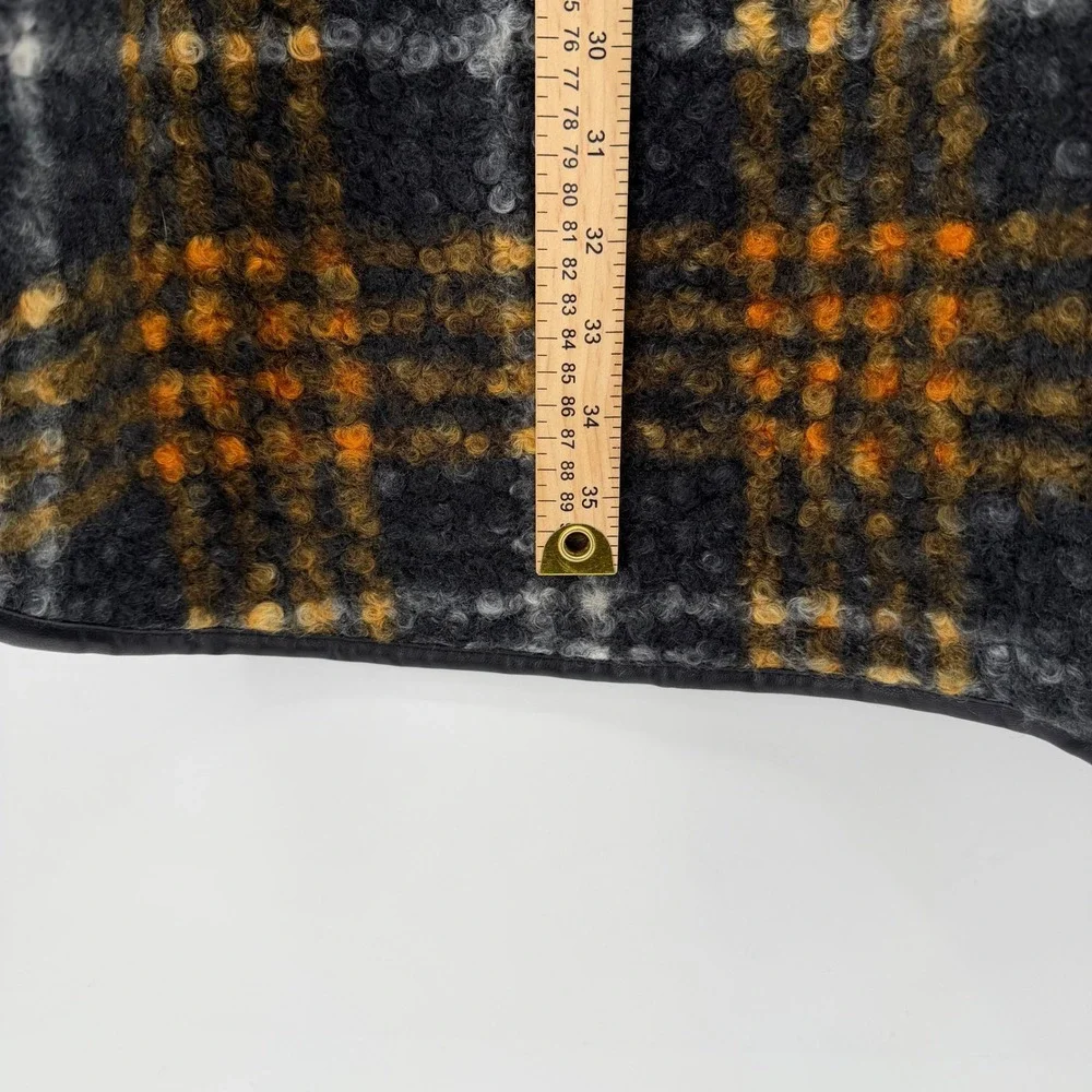 AVA & VIV Rust Plaid Open Front Kimono Cardigan Jacket‎ 4X